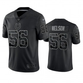 Camiseta Hombre NFL Indianapolis Colts Quenton Nelson 56 Negro Reflective Limited